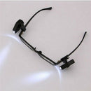 Super Cool LED Reading Lights Clip On  Safety Glasses Glasses Torch Lamp