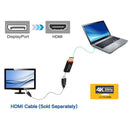 Portable 4K Ultra HD Display Port DP Male to HDMI Female AV Adapter Converter