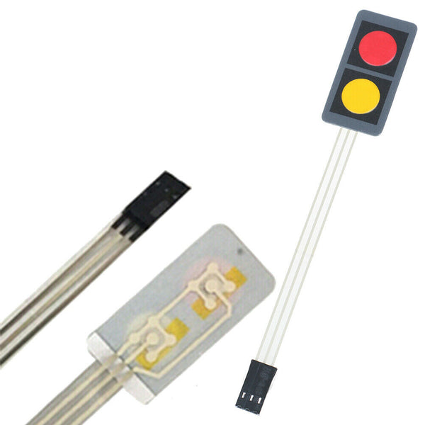 2 Keys button membrane switch matrix array 1x2 keyboard keypad control panel Gw