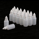 20 Pieces 30ML Empty Refillable Plastic Squeezable Dropper Bottle Portable Eye