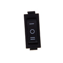 5pcs x AC 10A/250V 15A/125V 3Pin SPDT ON-OFF-ON 3 Position Boat Rocker Switch JR