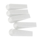 5pcs/set Plastic Security Door Stops Stoppers Block Wedges Keep Open White