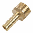 5Pcs 3/8 inch PT Thread 8mm Air Water Fuel Hose Brass Barb Fitting Adapter V6N2