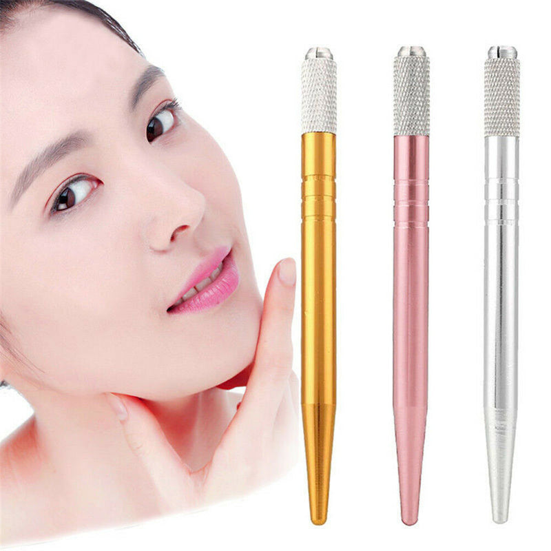UK Makeup Permanent Eyebrow Tattoo Manual Pen Microblading Tattoo Machine Tools.