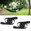 2X Heavy Duty Hammock Swing Tree Hanging Straps Rope Belt Carabiner Fitting R1V9