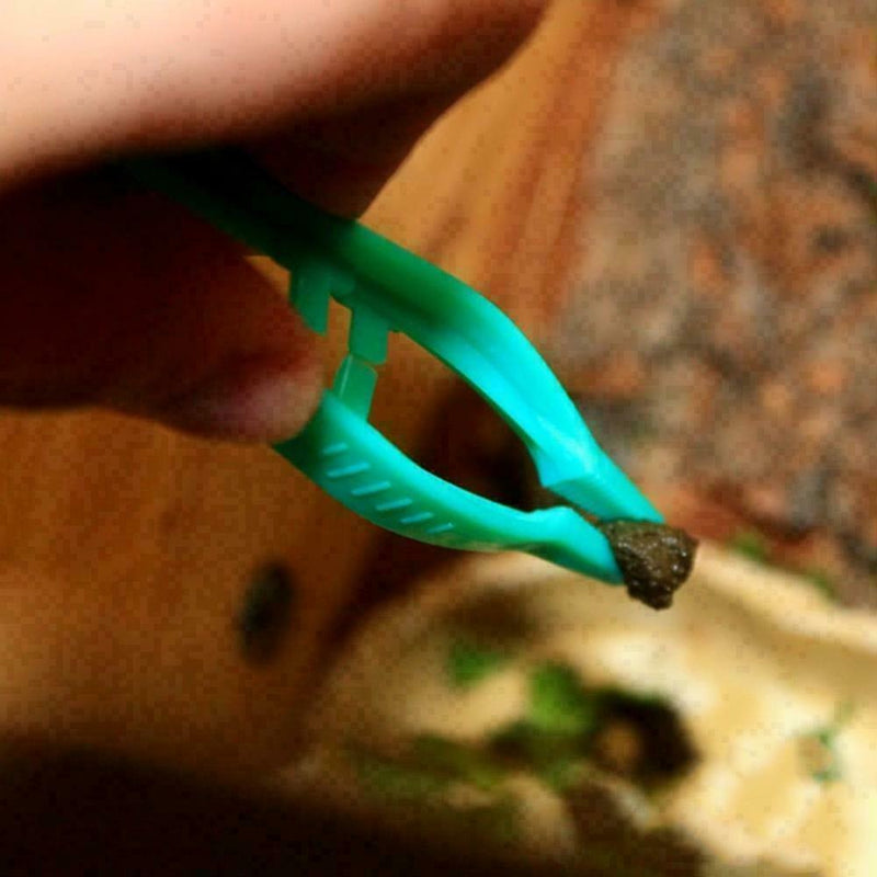 Reptile Plastic Feeding Tongs Live Food Feeding Tweezers NICE