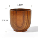105ml Handmade Small Wood Wine Tea Cup Drinking Cup for Beer Eco Friendly