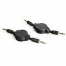 Retractable Double End 3.5mm Jack Male Audio Aux Cable Hot Lead For Car MP3 R3C4