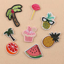 8X Embroidered Sew Iron on Patch Badge Fruit Pineapple Bag Fabric Applique HOT