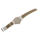 Women Lady Girl Union Jack Uk British Flag White Leather Quartz Watch WAA21