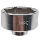 36mm Oil Filter Socket Tool Wrench 3/8 inch Drive Cap Remover Low Profile J7G6