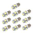 10 x T11 BA9S White 5 LED 5050 SMD Car Wedge Side Light Lamp Bulb 12V Tide