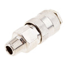 6 Pieces Air Line Hose Compressor Fitting Quick Release Connector 1/4 Inch BSP