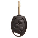 3 Button Remote Key FOB Case Shell With Uncut Blade for Ford Mondeo Fiesta