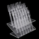 32 Tips   Sticks Nail Art Clear Tips Display Stand Nail Polish Training Too Bj