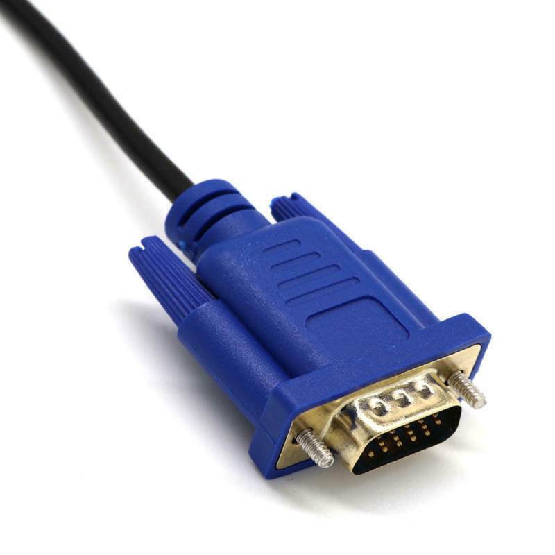 1.5 Metre Dual Link DVI-I DVI to VGA D-Sub Video Adapter Cable Converte IBN