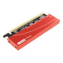 M.2 NVMe SSD to PCI-e X16 Converter Card Full Speed with Case Cover Heatsink Red