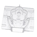 Flowers Shape Plastic Candle Mould Soap DIY Tool Craft Clay Mold Transparent