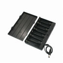 3pcs 2.1mm x 5.5mm Male Plug 8 x 1.5V AA Battery Holder Case Cell Box H7H3