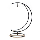 1 Piece Fashion Hand-made Iron Moon Shape Wedding Candle Holder Candlestick I7X4