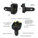 BT36 Car MP3 Player Car FM transmitter bluetooth Wireless In-Car FM Transmi A9L8