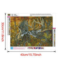 5D DIY Full Drill Diamond Painting Animals Cross Stitch Kit Wall Art (W291)