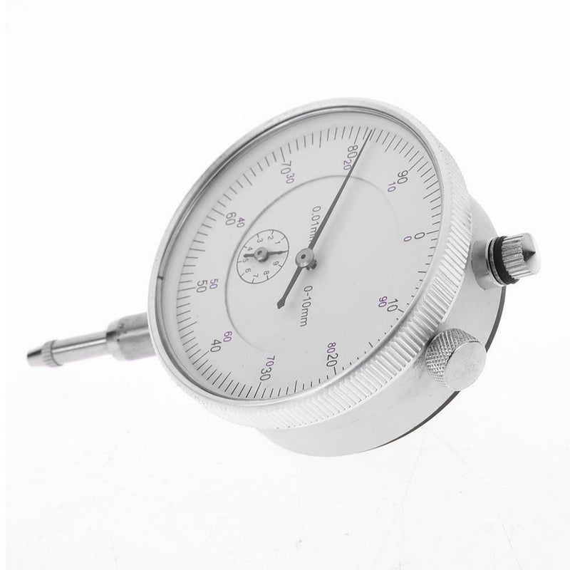 Precision Pointer Dial Indicator Gauge Measurement Tool 0-10mm 0.01mm