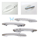 Chrome Door Handle Cover Trim Molding W/Smart Key fit for Mazda 2 3 6 2010-12 Hf