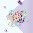30pcs Girls Candy Color Hair Tie Rope Korean Women Headband Ponytail Holder A