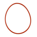 Silicone 98mm x 105mm x 3.5mm industrial gasketet seal Fire Red