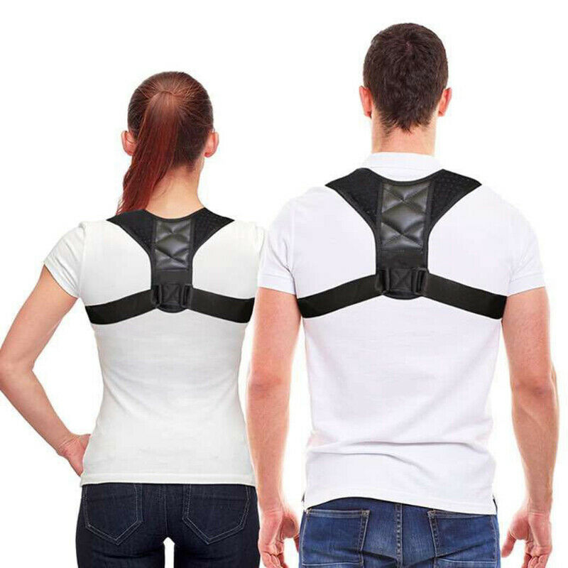 Back Posture Correction Shoulder Corrector Support Brace Belt Men Women3C
