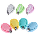 1Pc Baby nail clipper safety cutter toddler infant scissor  random color BX