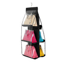 Hanging Handbag Organizer Dust-Proof Storage Holder Bag Wardrobe Closet for Q6L2