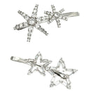 Korea Fashion Hairclip Shiny Star Snowflake Shape Hairpin Hair Accessories