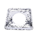 10X Aluminum Foil Square Gas Burner Disposable Bib Liners Stove Covers FT