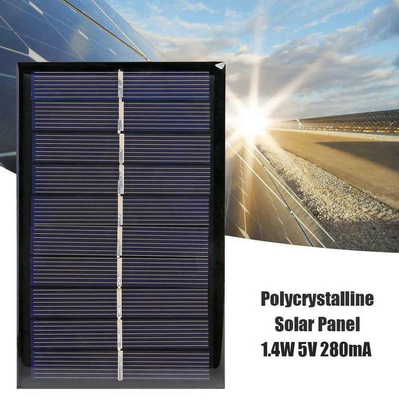 1.4W 5V 280mA Solar Cell Module Polycrystalline Solar Panel DIY Charger