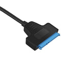 Converter cable USB 3.0 port Sata III SSD / HDD 2.5 inch, Black / anthracit T8B8