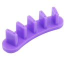 3Pcs False Nail Art Tip Display Practice Base Frame Stand Polish Diy(Purple