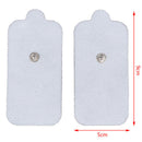 10pcs 5*9cm Silicone Gel Button Electrode Pads Tens Electrodes Digital MassageOZ