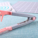 Portable V Type Hair Straightener Comb Folding DIY Hair Styling Clip Tool