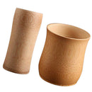 2x Bamboo Tea Cups Beer Coffee Wine Milk Cup for Home Kitchen Outdoor Use