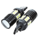 2 x White T20 7443 7440 13 SMD 5050 LED Backup Light Reverse Lamp Bulb