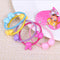 50 Pcs Assorted Elastic Rubber Hair Rope Band Ponytail Holder for Kids Girl LJAU