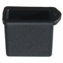 10Pcs Black Replacement USB Male Plug Caps Protect Cover Anti-dust Lids