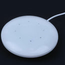 New 3.5mm Portable Mini Speaker Pad for MP3 MP4 CD iPod Phone White A7S2