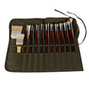 Artist Watercolor Draw Pen Oil Paint Roll Up Canvas Cases Holder Pouch Brush Bag