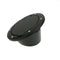 Fuel Tank Cap Black ABS Tank Cover Replacement for Jeep Wrangler JK 07-16 A