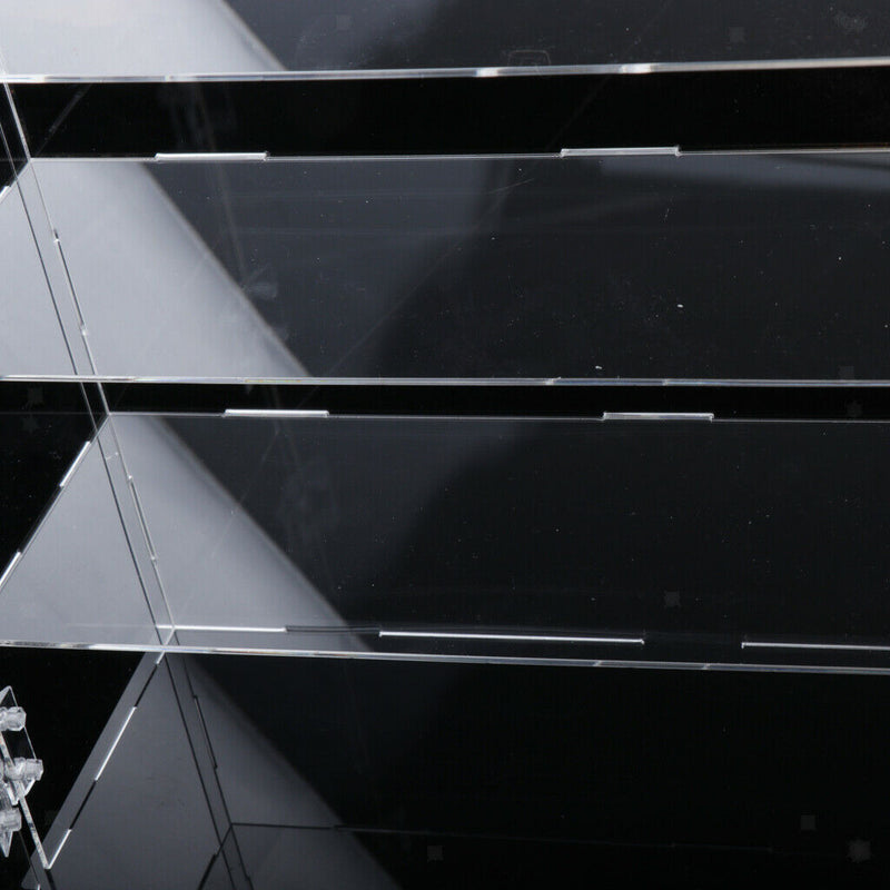 3-Tier Acrylic Display Case Makeup Perfume Mini Figures Dustproof Box Holder