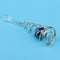 4 Piece 4.5-inch Spiral Crystal with Crystal. Wind /Spinner Ornament Accessory