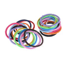 24pcs Elastic Bands Rubber Hair Accessories For Girls Women Multicolor Tie GuME